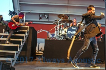 Skillet from 2017 Rock White and Blue Festival on July 3, 2017