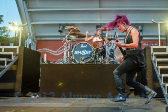 Skillet from 2017 Rock White and Blue Festival on July 3, 2017